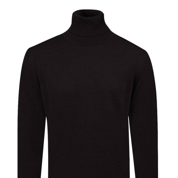 DAMAT Black Turtleneck Knitwear - Picture 1 of 2